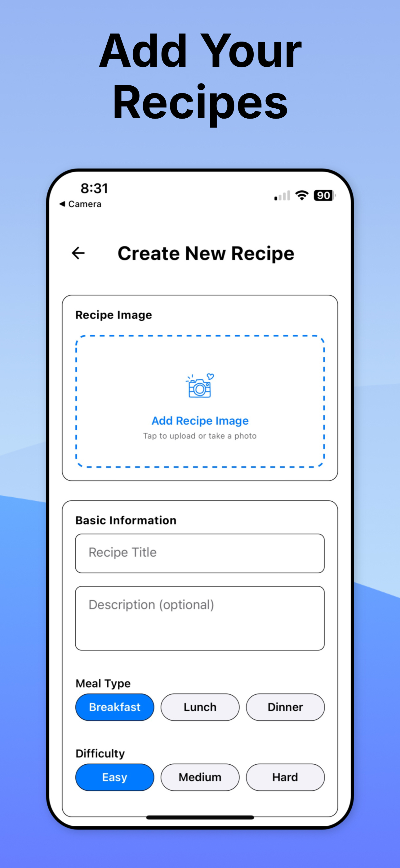 Progress Tracking - Monitor your cooking achievements